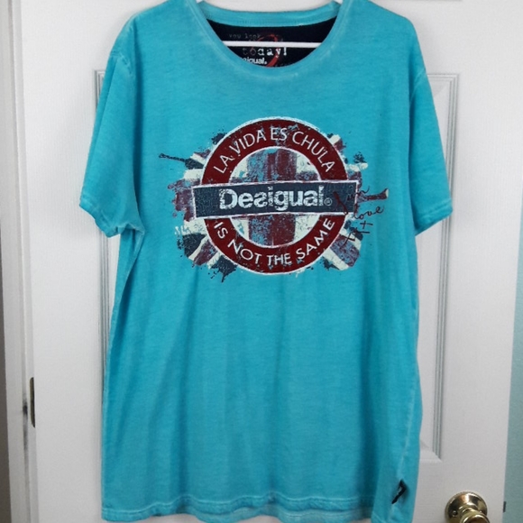 Desigual Distressed Graphic Shirt